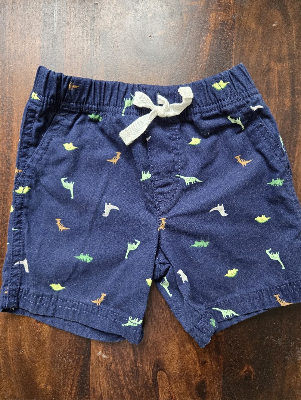 Just One You By Carter's Navy Dinosaur Print Kids Shorts